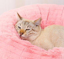 Load image into Gallery viewer, Warm Cat Bed Plush Puppy Cave Cat Deep Nest
