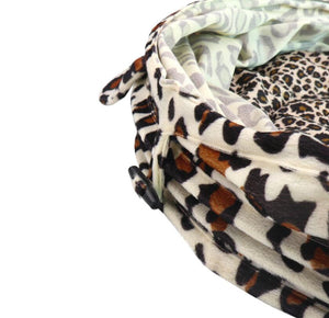 Foldable Soft Pet Puppy House Dog Cat Bed Tent Cave