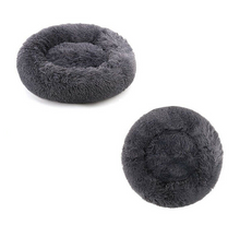 Load image into Gallery viewer, Pet Cat Calming Bed Warm Soft Plush Round Nest
