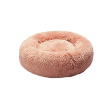 Load image into Gallery viewer, Pet Cat Calming Bed Warm Soft Plush Round Nest
