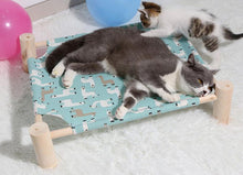Load image into Gallery viewer, Wood Frame Cat Sleep Hammock
