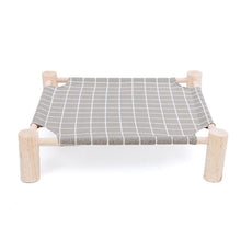 Load image into Gallery viewer, Wood Frame Small Dog Cat Sleep Bed Raised Pet Lounge Removable Hammock
