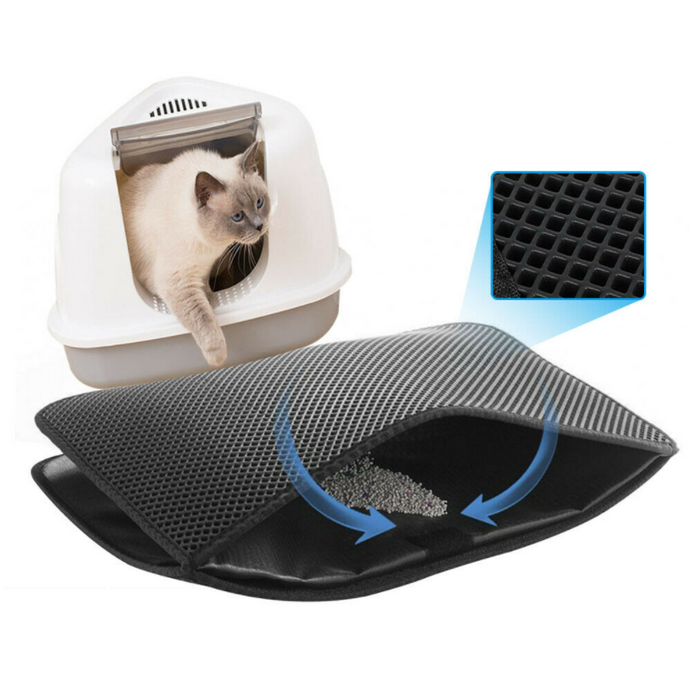 Cat Litter Mat Trapper Foldable Pad Pet Rug EVA Foam Rubber