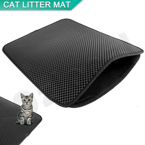 Cat Litter Mat Trapper Foldable Pad Pet Rug EVA Foam Rubber