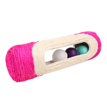Load image into Gallery viewer, Rolling Scratching Post with 3 balls
