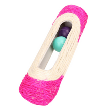 Load image into Gallery viewer, Rolling Scratching Post with 3 balls
