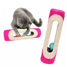 Load image into Gallery viewer, Rolling Scratching Post with 3 balls
