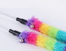 Load image into Gallery viewer, Funny Cat Toy Kitten Pet Stick Rainbow Interactive Play Wand
