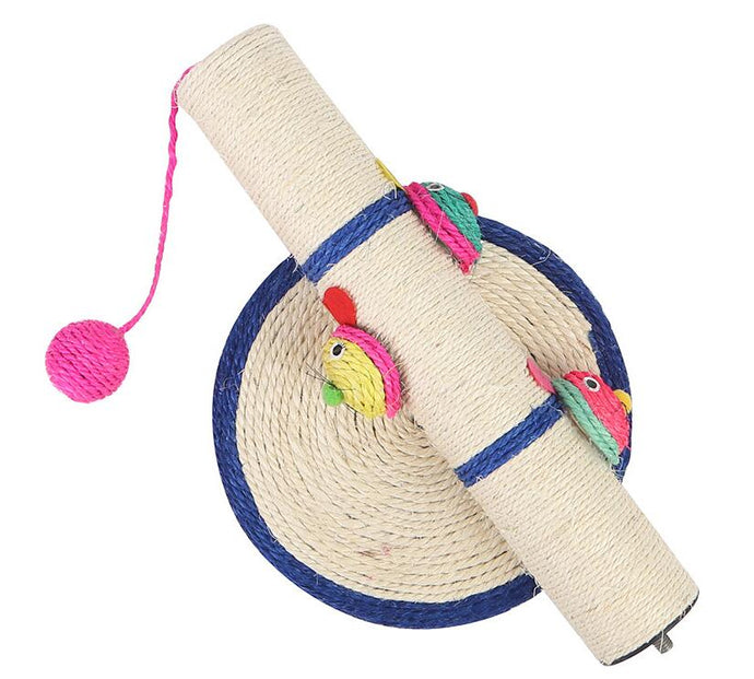 Cat Scratch Tree Kitten Scratching Pole Stand With Toy Ball