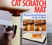 Load image into Gallery viewer, Sisal Cat Scratch Mat Pet Kitten Scratch Pad Toy
