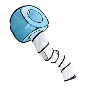 Pet Cat Collapsible Tunnel Toy Cat Hide Play Toy For Pet Cat Kitten