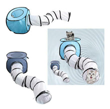 Load image into Gallery viewer, Cat Hide Play Toy Pet Collapsible Tunnel
