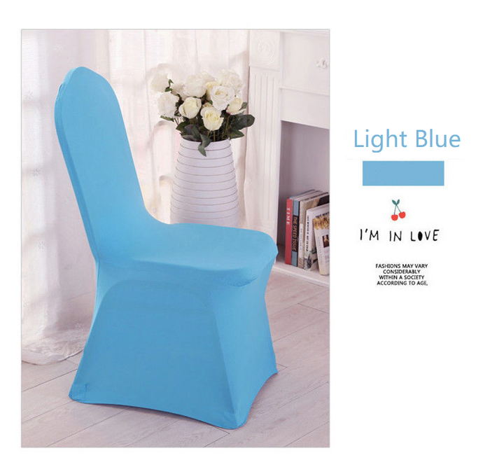 Wedding Party Chair Cover Light Blue