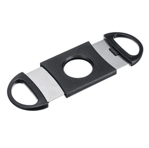 Cigar Cutter Stainless Steel Double Blades Guillotine Knife Pocket Scissors