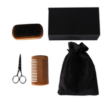 Load image into Gallery viewer, Shaping Styling Beard Comb Beard Brush Set
