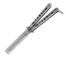 Load image into Gallery viewer, Comb-Butterfly-Silver
