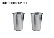 Load image into Gallery viewer, Stainless Steel Mini Cup Mug Drinking Coffee Beer Bottles 2PCS
