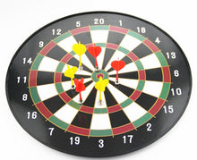 Load image into Gallery viewer, 17&quot; Magnetic Kids Toy Play Dart Board Dartboard with 6 Darts
