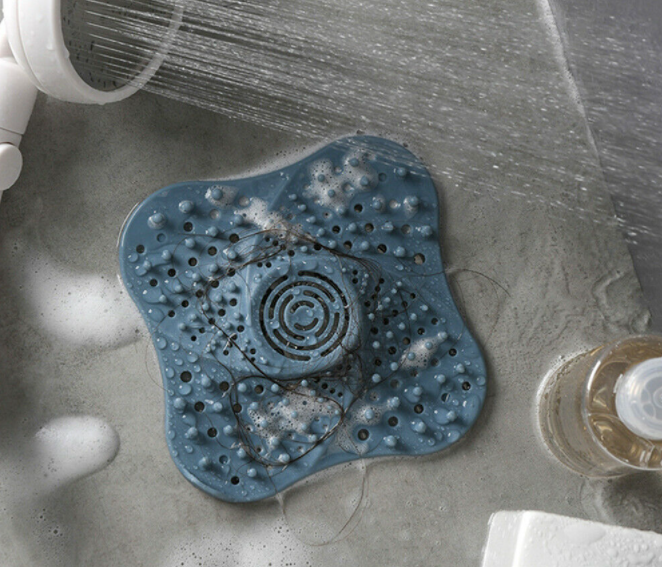 Bathroom Suction Cup Drain Cover Hair Stopper