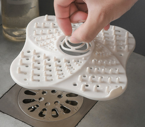 Bathroom Suction Cup Drain Cover Hair Stopper