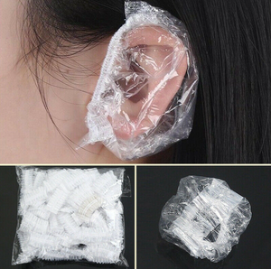 100PCS Disposable Salon Ear Cover Protection Hair Dye Styling Tool Accessories