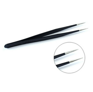 Beauty Eyebrow Tweezer Straight For Individual Eyelash Extensions