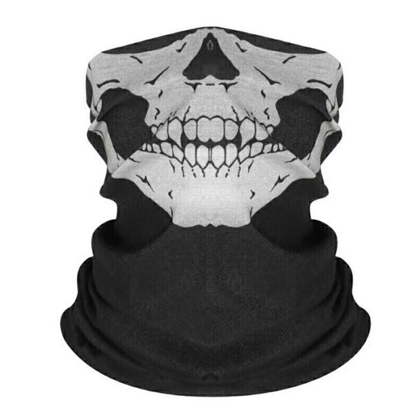 Headwear Skull Half Face Mask