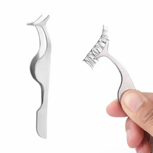 False Eyelashes Clip Eyelash Tweezers Applicator Eye Lash Aid Forcep Tools