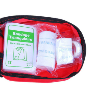 Travel First Aid Kit Bag Home Emergency Medical Survival 31pcs