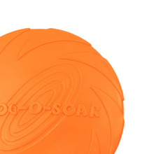 Load image into Gallery viewer, Rubber Frisbee Toy Soft Chew Bite Flying Discs Training Interactive 18cm
