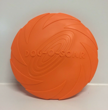 Load image into Gallery viewer, Rubber Frisbee Toy Soft Chew Bite Flying Discs Training Interactive 18cm

