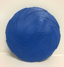 Load image into Gallery viewer, Rubber Frisbee Toy Soft Chew Bite Flying Discs Training Interactive 22cm
