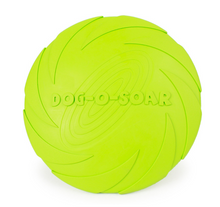 Load image into Gallery viewer, Rubber Frisbee Toy Soft Chew Bite Flying Discs Training Interactive 22cm

