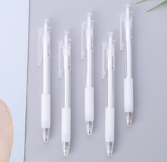 Gel Pen 0.5mm Black 5Pcs