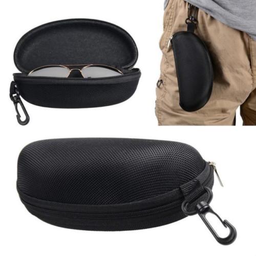 Portable Hard Shell Zip Eyewear Case Sunglasses Clam Protector