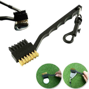 Double Sided Golf Club Brush Tool Kit Groove Cleaner Tool
