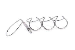 4Pcs Stainless Steel Finger Thumb Picks for Banjo Ukulele Guitar Pick Plectrums