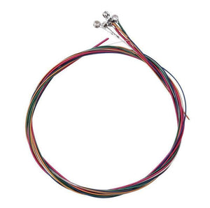 Acoustic Guitar Strings 6PCS Steel Guitar Strings Colorful