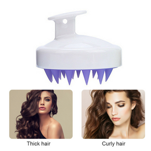 Silicone Hair Scalp Massager Brush Massaging Shampoo Brush