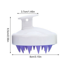 Load image into Gallery viewer, Silicone Hair Scalp Massager Brush Massaging Shampoo Brush
