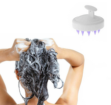 Load image into Gallery viewer, Silicone Hair Scalp Massager Brush Massaging Shampoo Brush
