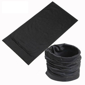 Face Mask Snood Scarf Unisex Black