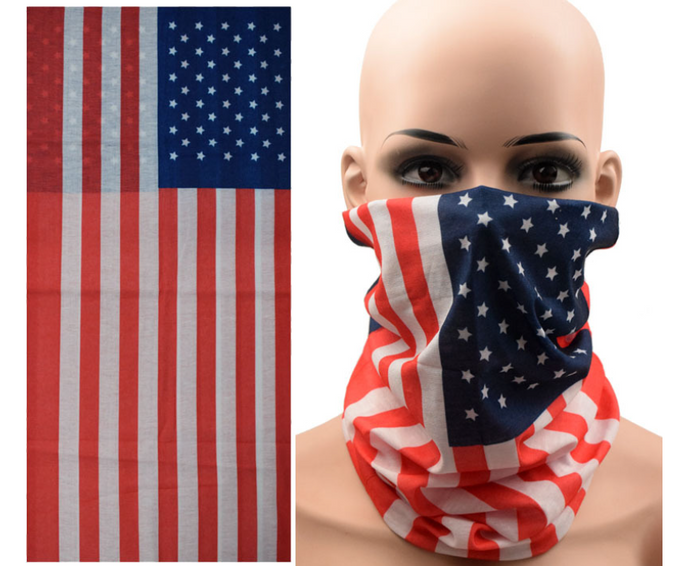 Cycling Riding Scarf Bandana Neck Tube Snood Half Face Mask