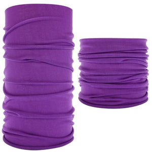 Face Mask Snood Scarf Unisex Purple