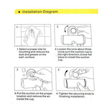 Load image into Gallery viewer, Toothbrush Suction Holder Wall Mount Stand Rack
