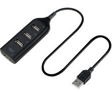 Load image into Gallery viewer, 4 Port USB 2.0 Hub USB Splitter Adapter
