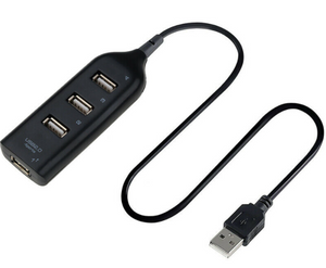 4 Port USB 2.0 Hub USB Splitter Adapter