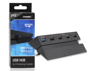 USB Hub 5 Ports Charger Splitter Expansion for PS4 Console