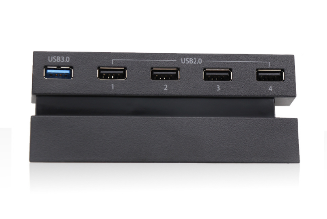 USB Hub 5 Ports Charger Splitter Expansion for PS4 Console
