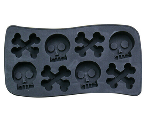 Skull Cross Bones Silicone Mold Whiskey Mould Ice Cube Maker